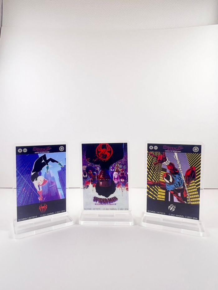Lot 3 Mini-acrylic de Spider-man: Across the spider-verse - photo numéro 2