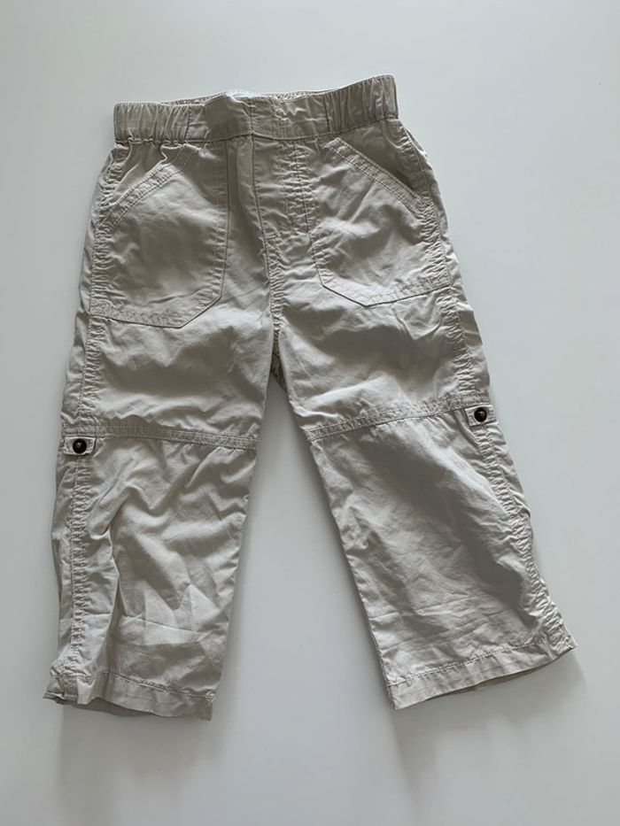 Pantalon 2 en 1 bermuda 18 mois Kimbaloo garçon - photo numéro 2