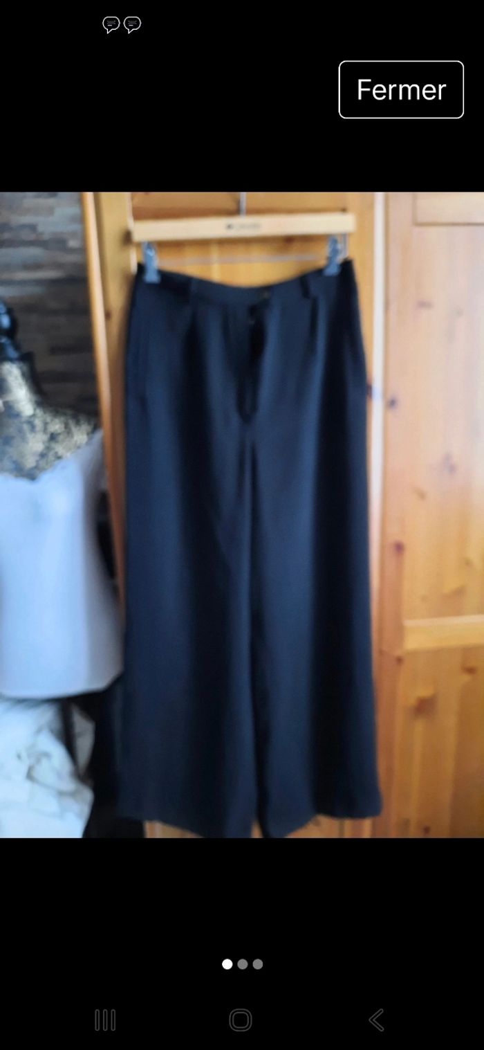 Pantalon fluide noir