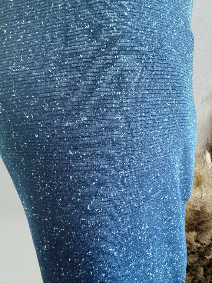 Joli robe de grossesse marine tacheté - photo numéro 3