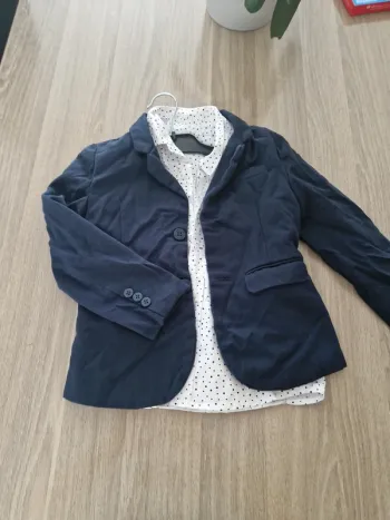 Ensemble veste costume et chemise garçon
