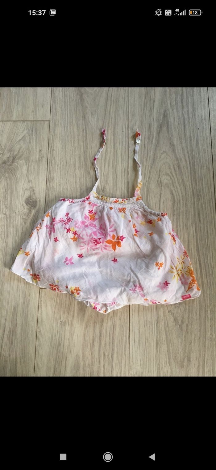 Robe kenzo avec boomer intégré 6 mois