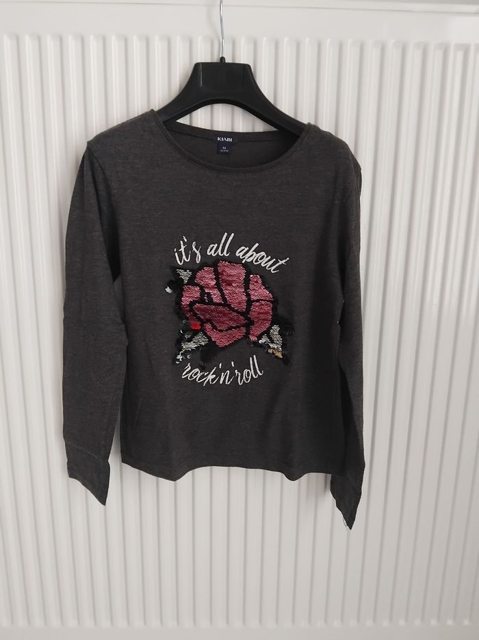 T shirt manches longues fille 8 ans