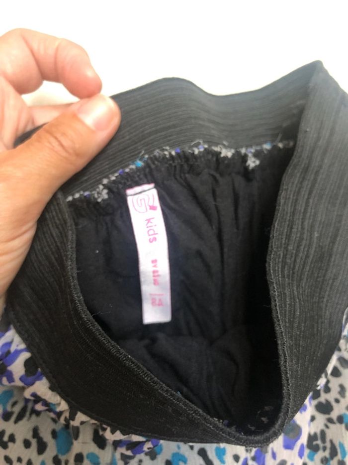 Jupe légère grise tacheté gemo 8 ans - photo numéro 3