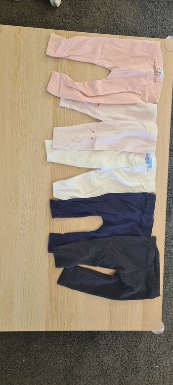 Lot de 5 leggings 6 mois