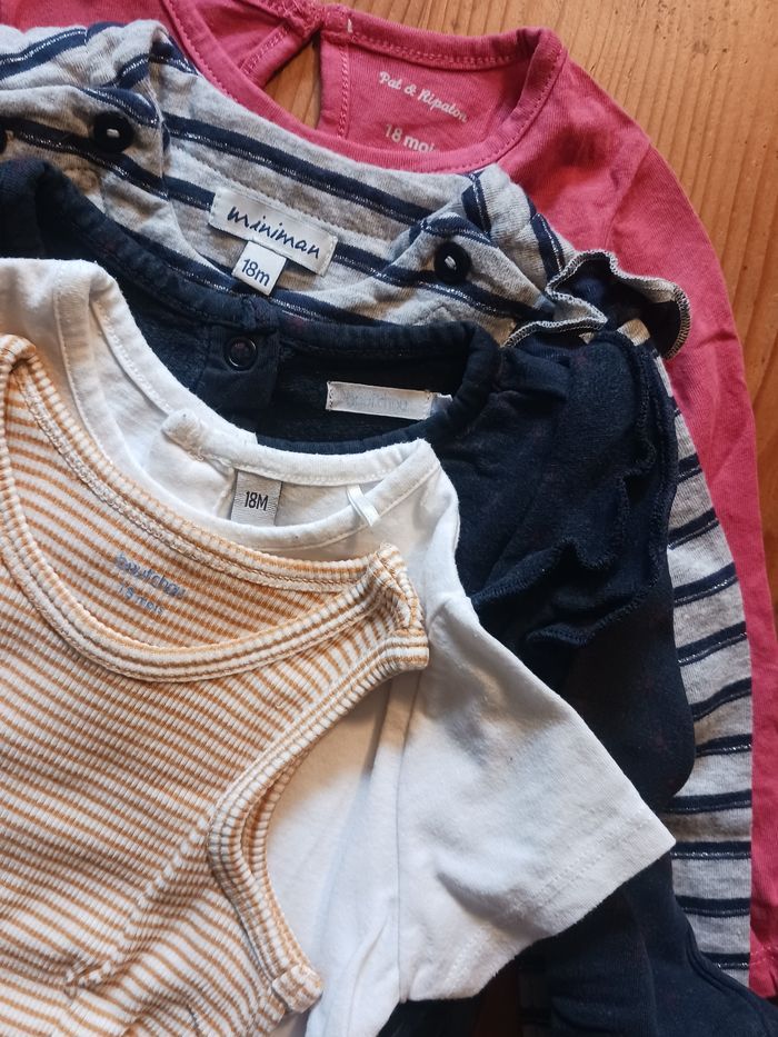 T.shirt fille - 18 mois - Différentes marques - photo numéro 2