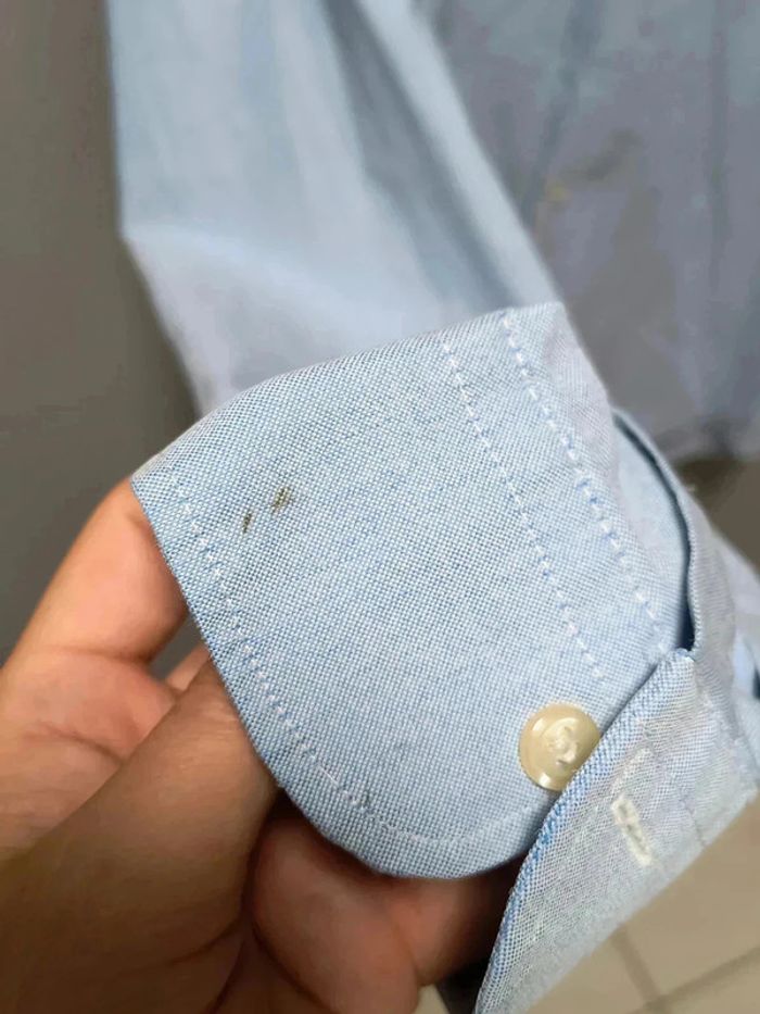 Chemise Ralph Lauren vintage bleu clair – Logo brodé – Taille XL (équivalent L/XL homme) - photo numéro 13
