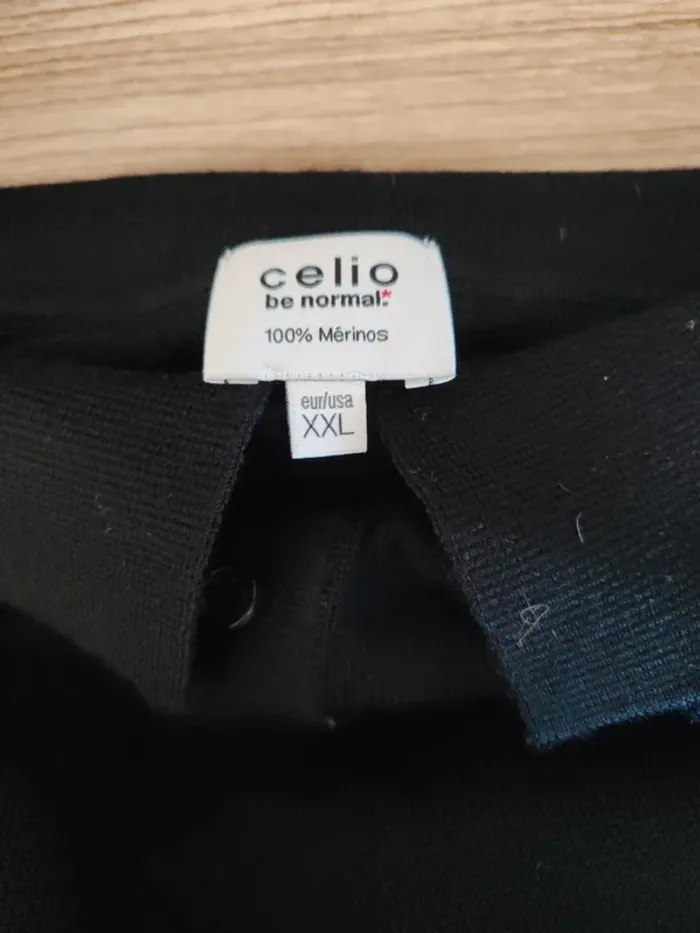 Pull homme 100% merinos celio XXL - photo numéro 4