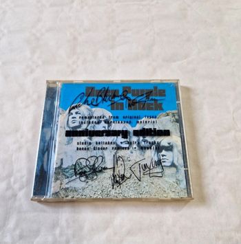 Album ​CD Deep Purple In Rock Anniversary signature / dédicace laser Edition EMI 1995