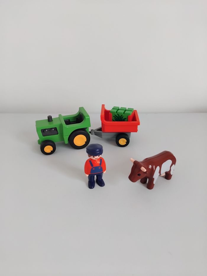 🚜 PLAYMOBIL 123 Tracteur de Ferme - photo numéro 4