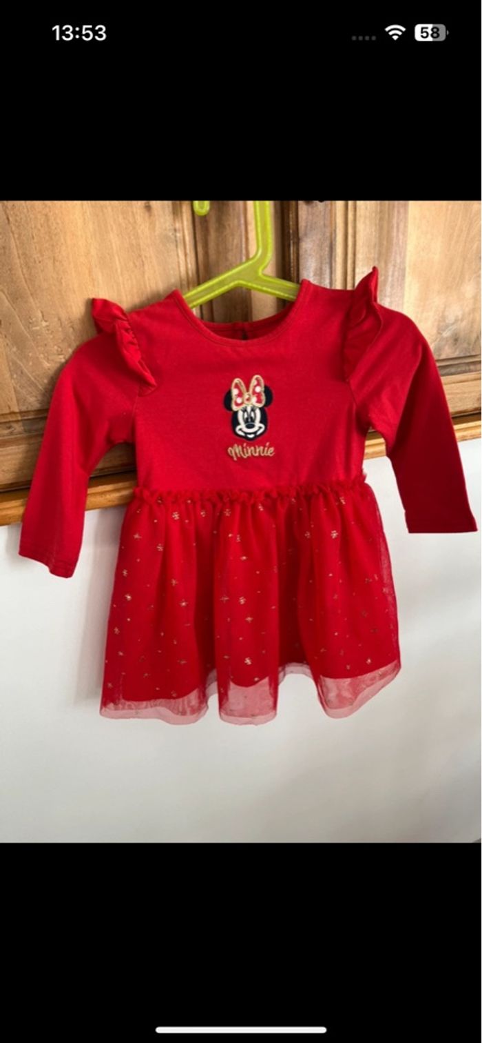 Robe de Noël Minnie 12 mois