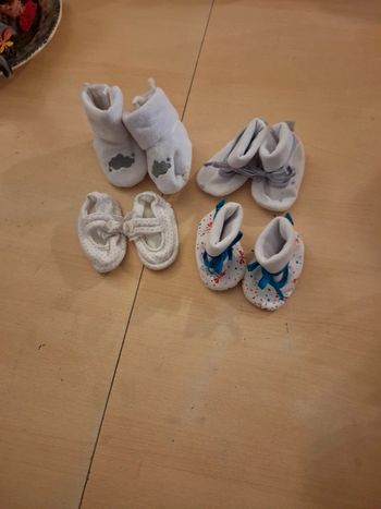 Lots de chaussons nouveau né