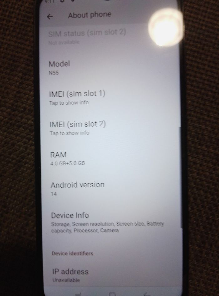 Smartphone DOOGEE NOTE 55 - photo numéro 5