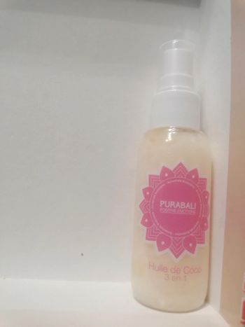 Huile de coco marque purabali