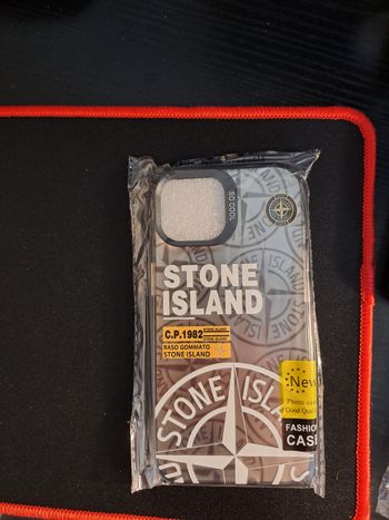 Coque stone island grise ip 15