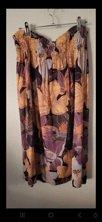 Jupe longue imprimé style vintage