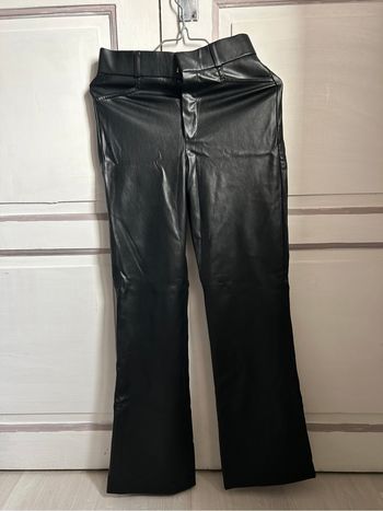 Pantalon en cuir Zara