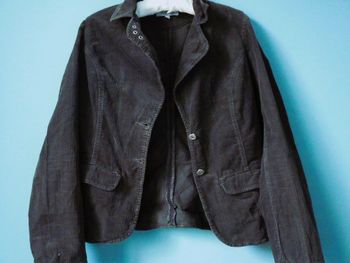 Veste blazer Femme Gémo velours cotele noir M 38 TBE