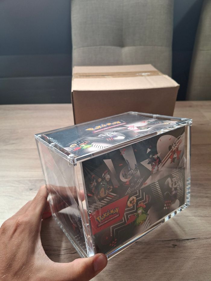 Protection acrylique display mini tin × 8 Pokémon aimantée épaisse 8mm anti uv - photo numéro 4