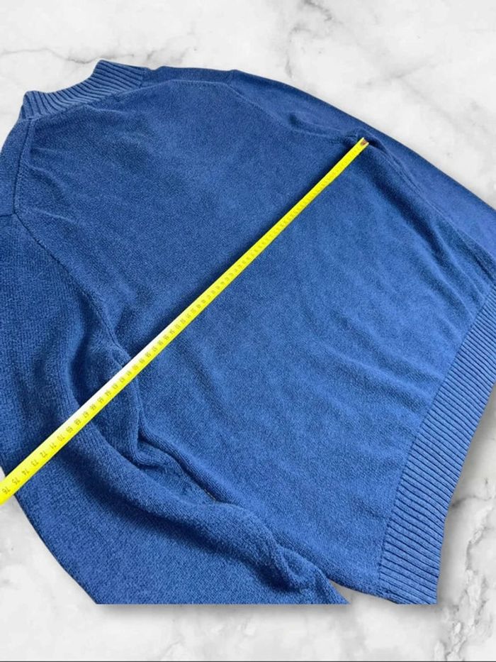 Pull col camionneur Ralph Lauren Polo 100% Coton Bleu XXL Vintage - photo numéro 15