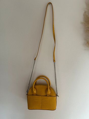 Sac bandoulière, moutarde, Zara