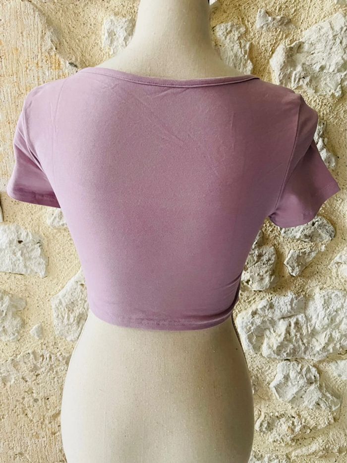 Crop top manches courtes - photo numéro 2