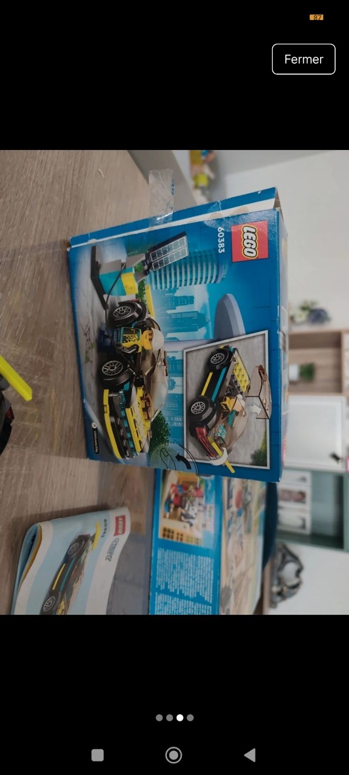 Lego voiture de sport électrique 60383 - photo numéro 3