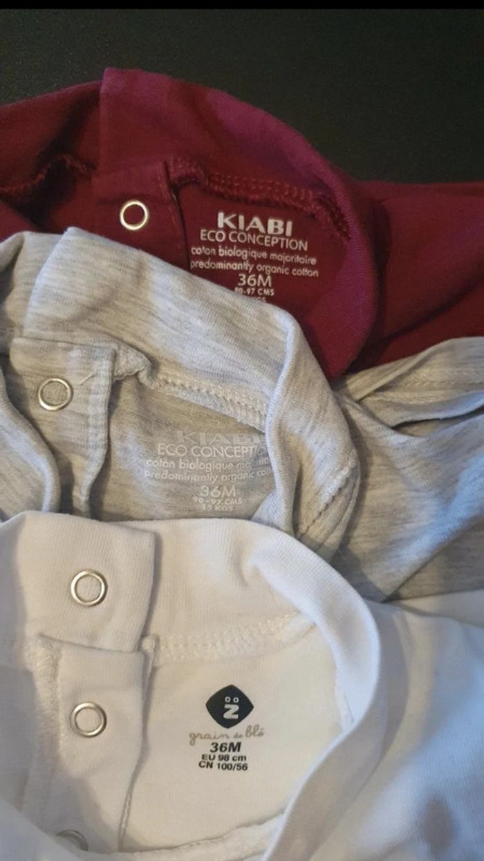 Lot de 4 sous-pulls 36 mois - 3 ans - photo numéro 10