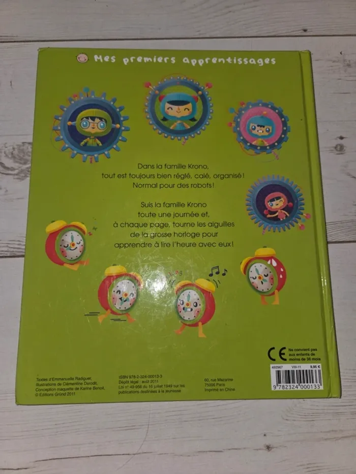 Livre apprentissage heure - photo numéro 4