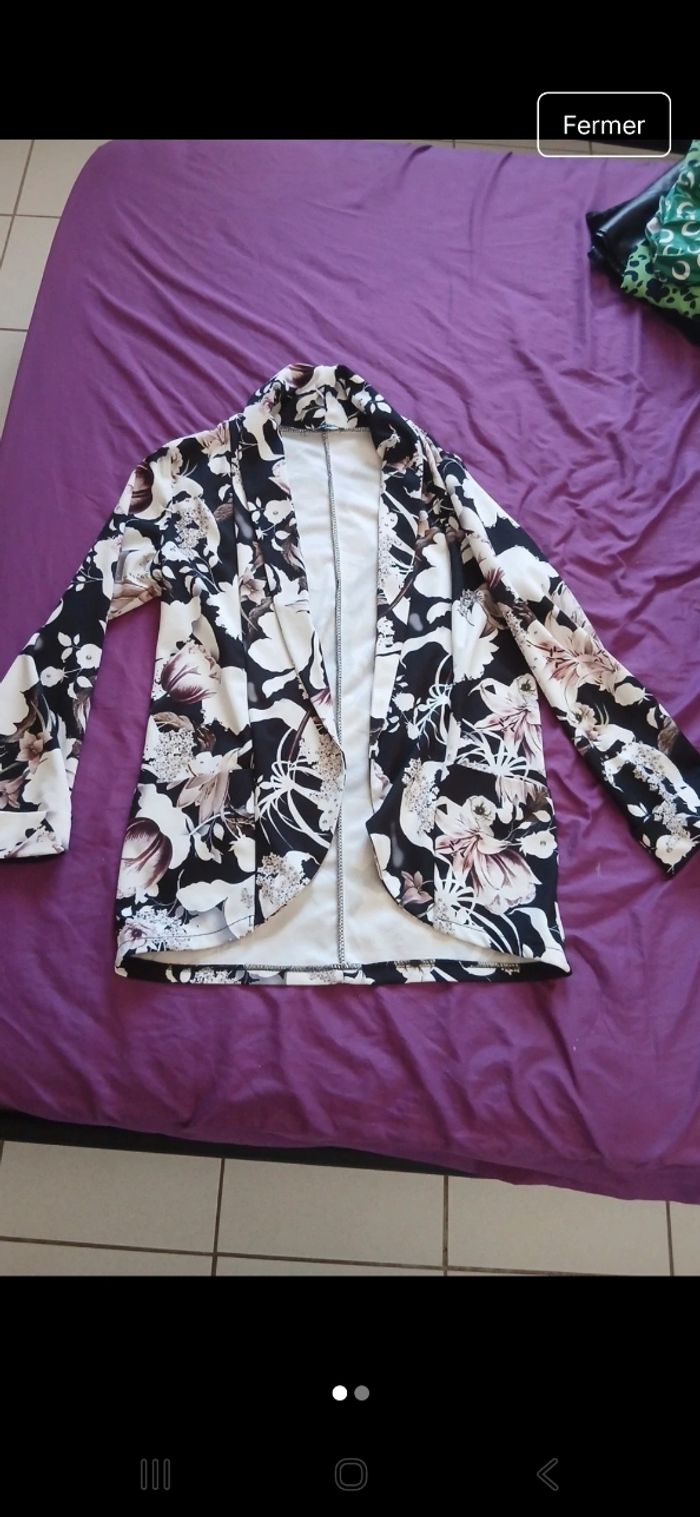 Blazer a motif femme