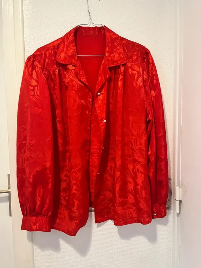 Chemise vintage en soie