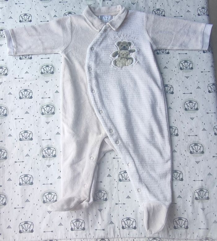 Lot de pyjamas en velours taille 6 mois - photo numéro 7