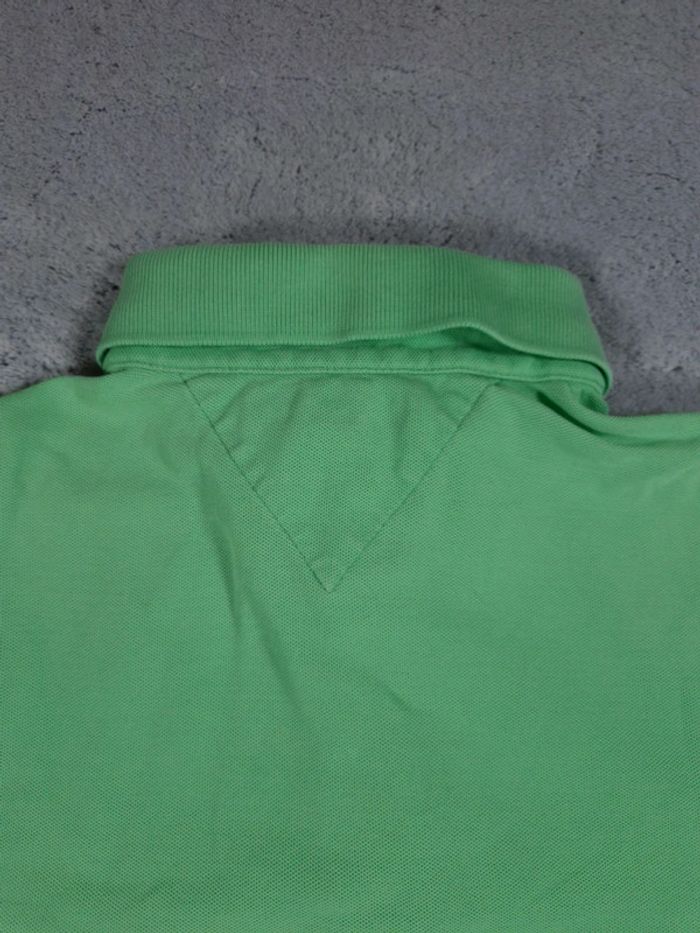 Polo Tommy Hilfiger Manches courtes - Vert Menthe logo brodé - Taille L Hommes - 100% Coton - photo numéro 7