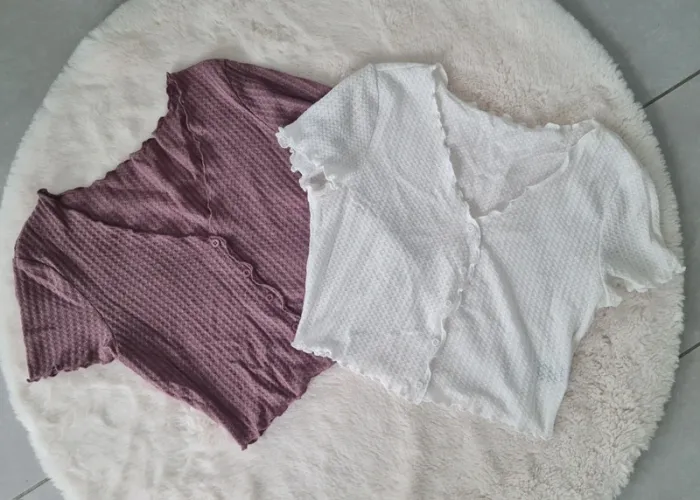 Lot de 2 croc top Shein