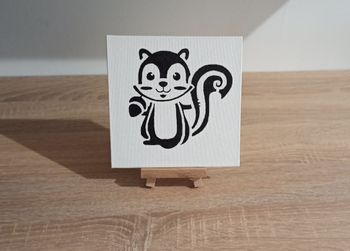 Toile écureuil (noir)