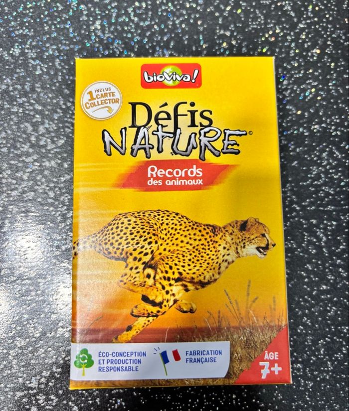 Bioviva - Défis nature - records des animaux avec une carte collector neuf