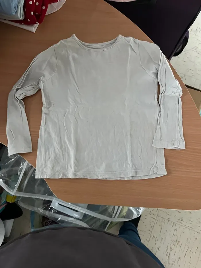 Tee-shirts manche longue blanc