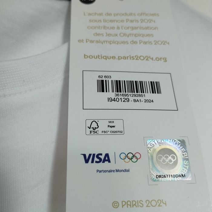 T-Shirt Neuf fille 11-12ans JO Paris 2024 - photo numéro 5