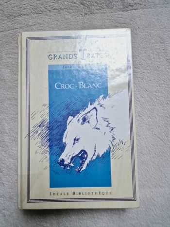 Livre crocs blancs - grands texte