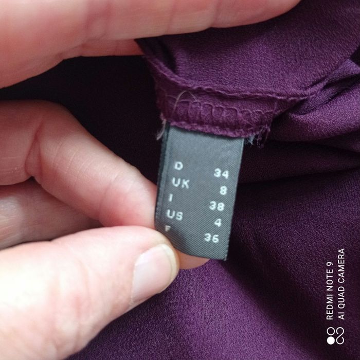 Blouse violet foncé t36 - photo numéro 7