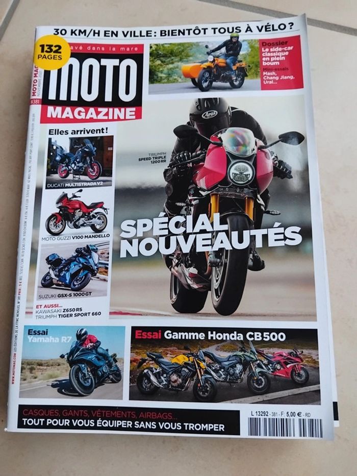 Lot moto magazine année 2021 - photo numéro 2