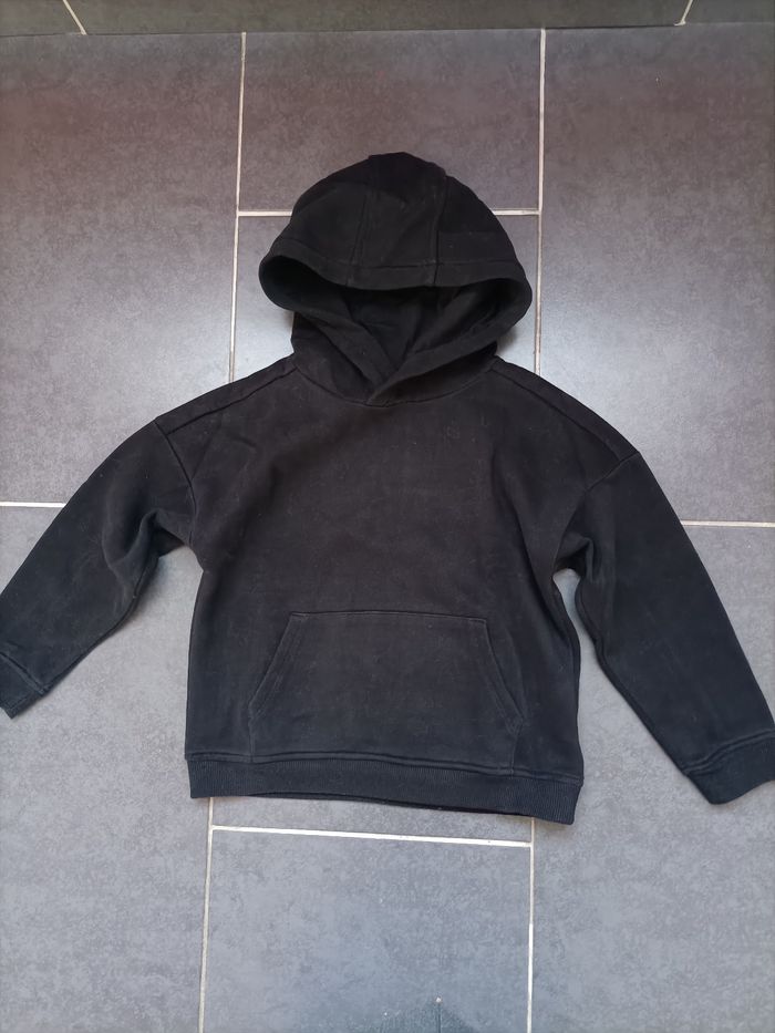 Sweat à capuche noir Kiabi 6 ans - photo numéro 6
