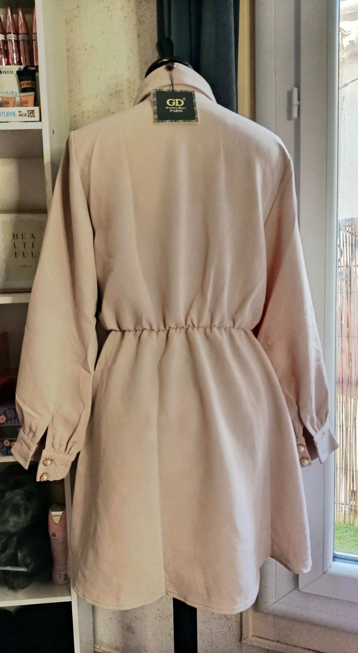 Tunique taupe - Golden Days - Taille S - photo numéro 2