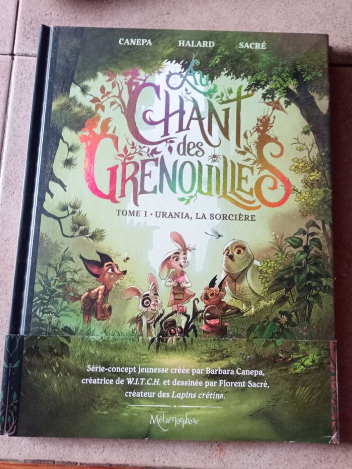 Au chant des grenouilles tome 1 urania la sorcière bd