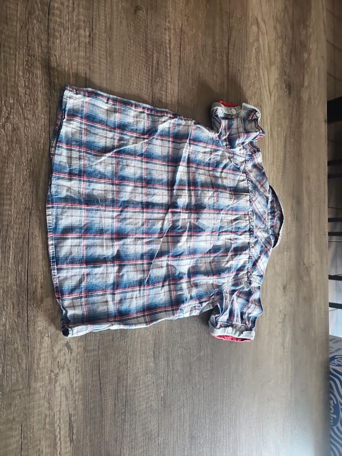 Chemise 2 en1 garçon manche courte taille 10 ans - photo numéro 4