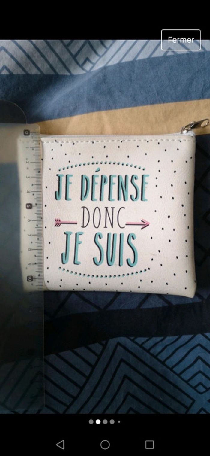 Porté monnaie je dépense donc je suis - photo numéro 2