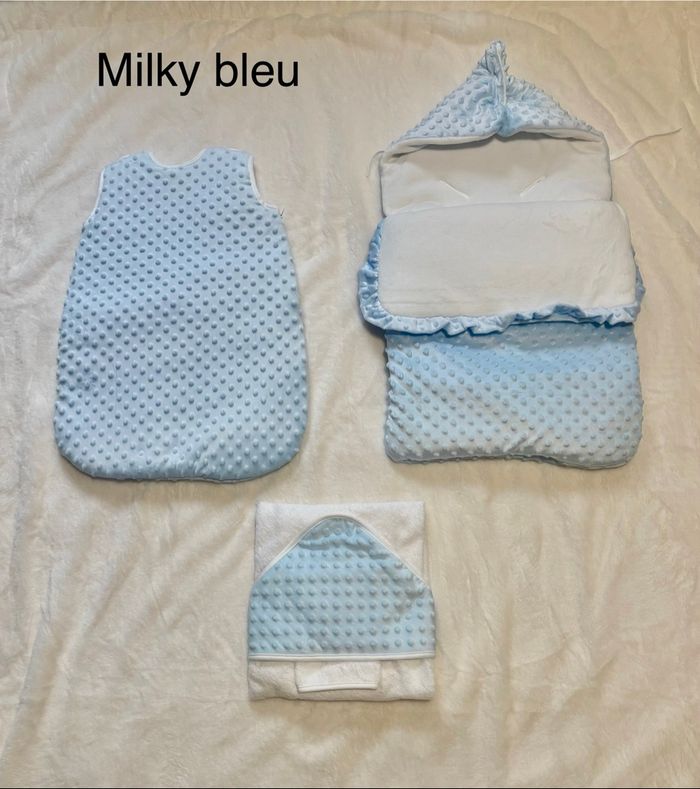 Ensemble Nid d’ange / cape de bain / gigoteuse