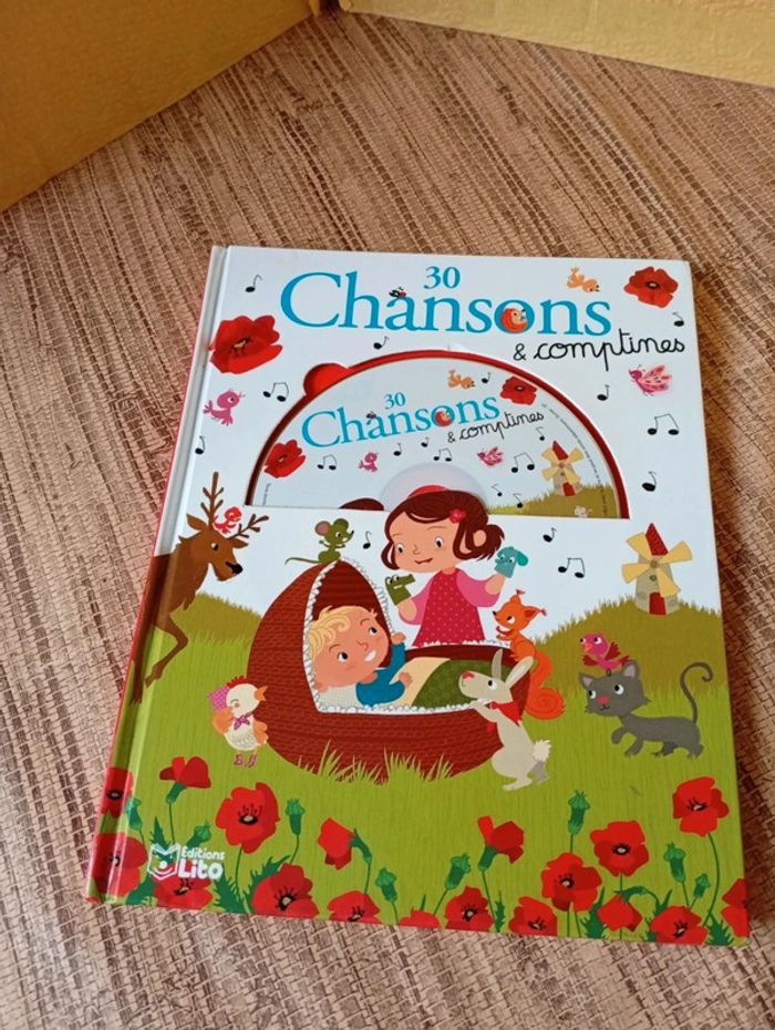 30 chansons et comptines avec CD aux éditions lito - photo numéro 2