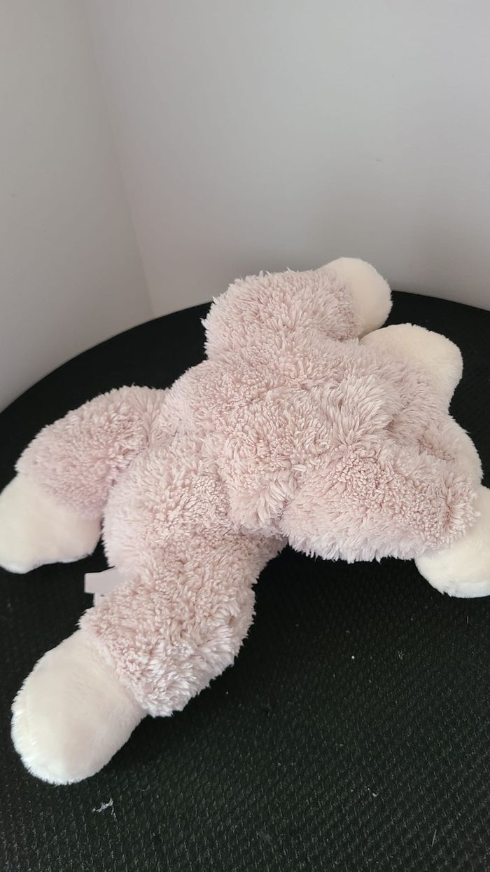 DOUDOU PELUCHE BUKOWSKI MOUTON BLANC ECRU - photo numéro 3