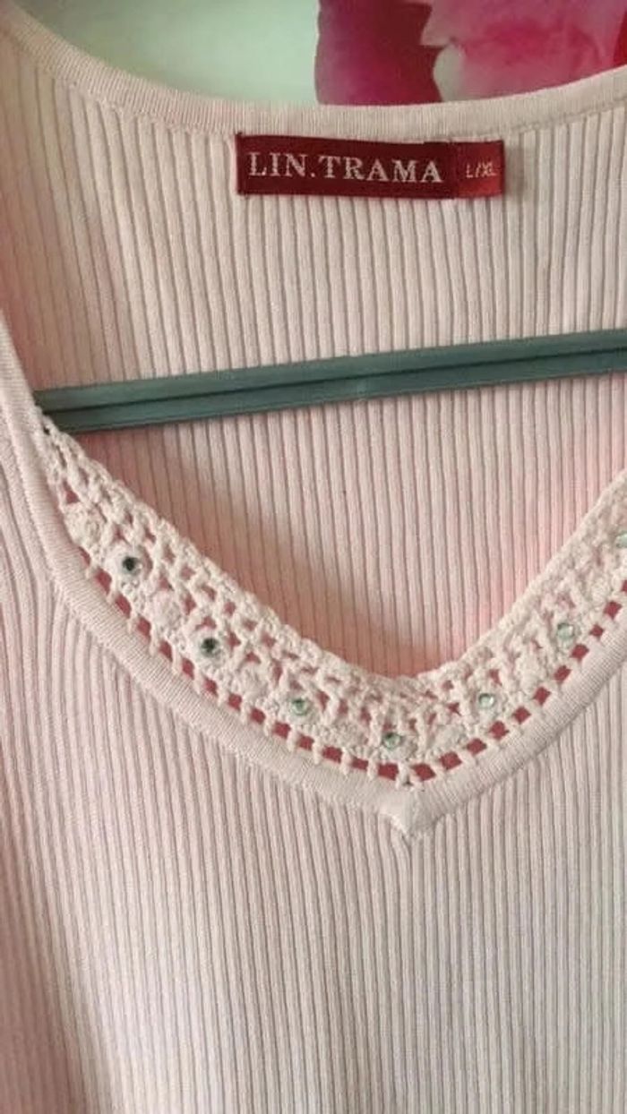 Débardeur soie mélangée à strass - photo numéro 4
